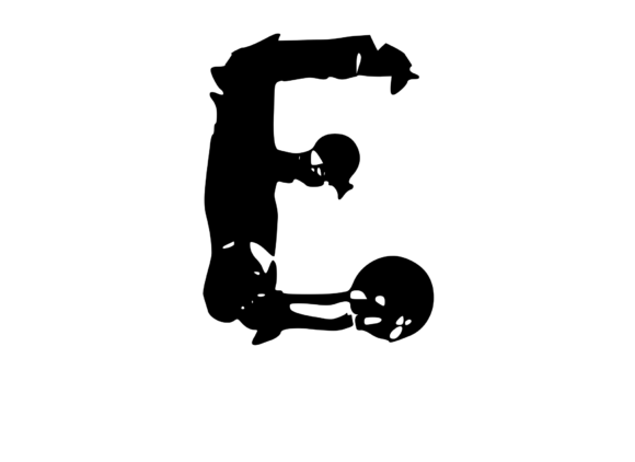 Bold Rotten Decaying Mono Letter E Review