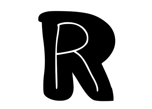 Funky Bold Skeleton Letter R Review for Embroidery Projects