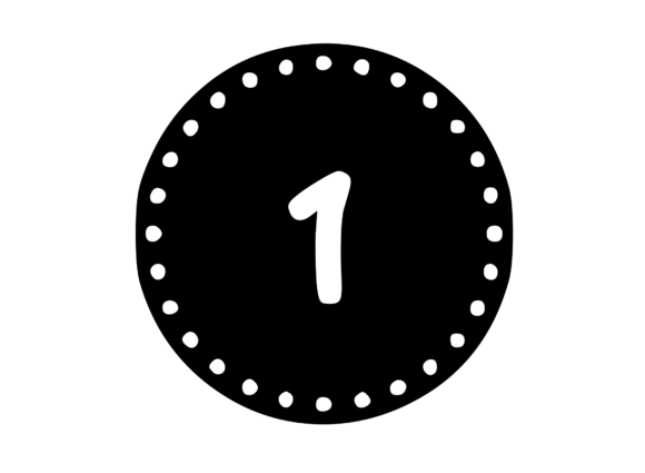Mono Minted Gold Coin Number SVG 1 Review