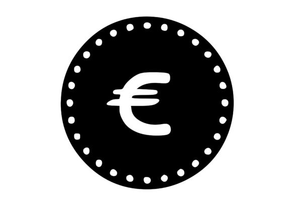 Mono Minted Gold Coin Symbol SVG Review