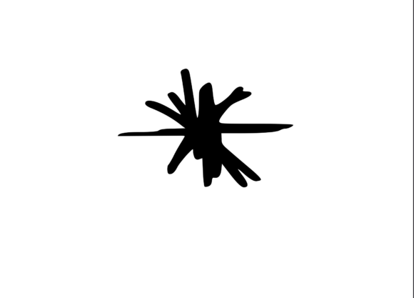 Mono Scribble Graphic Small Star Embroidery Review