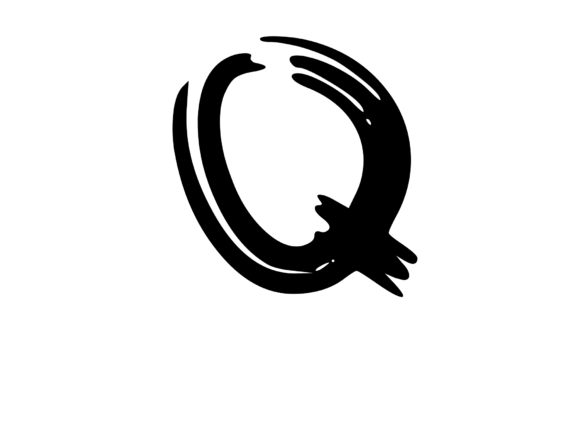 Old Brush Stroked Mono Letter Q Review for Embroidery Projects