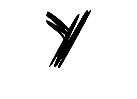 Old Brush Stroked Mono Letter Y Review