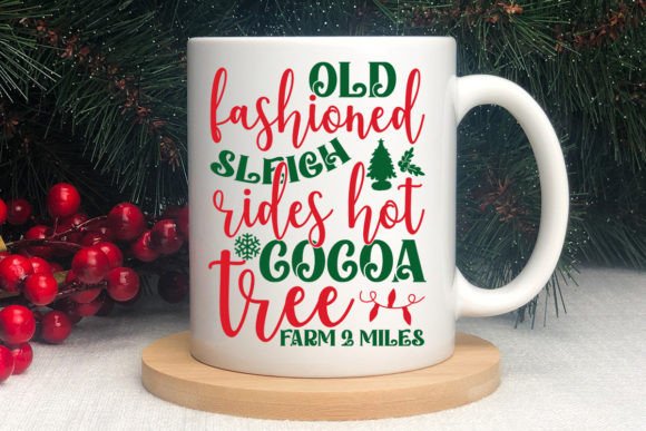 Old Fashioned Sleigh Rides Hot Cocoa Tre